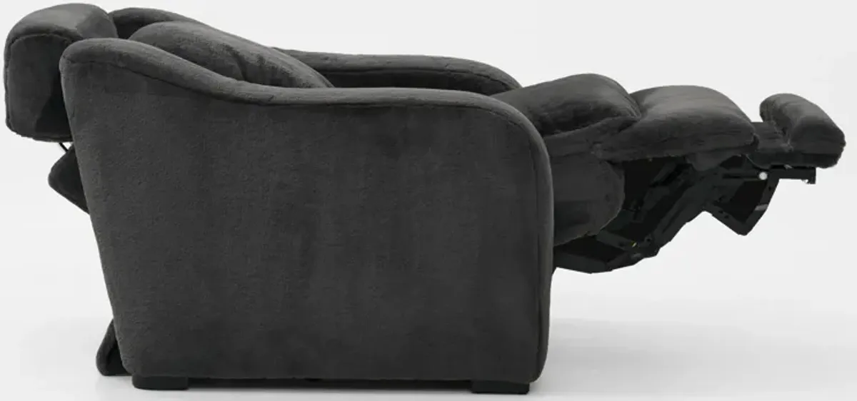 Luca Dual-Power Recliner - Midnight