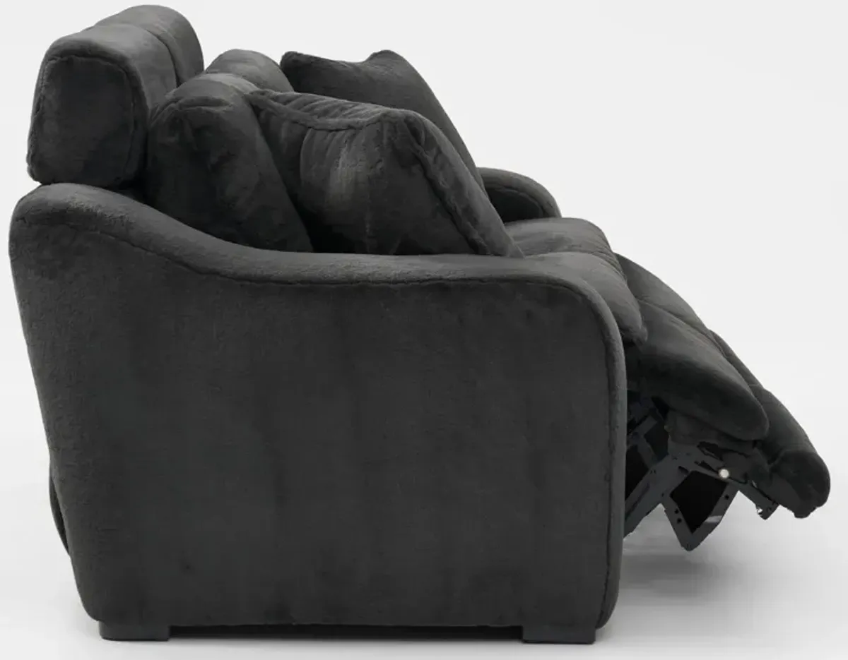 Luca Dual-Power 2-Piece Reclining Sofa - Midnight