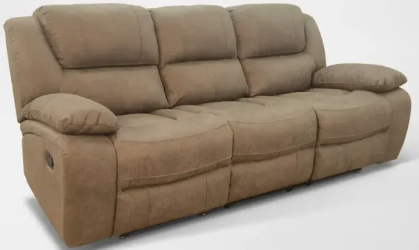 Nelson Manual Reclining Sofa - Marble