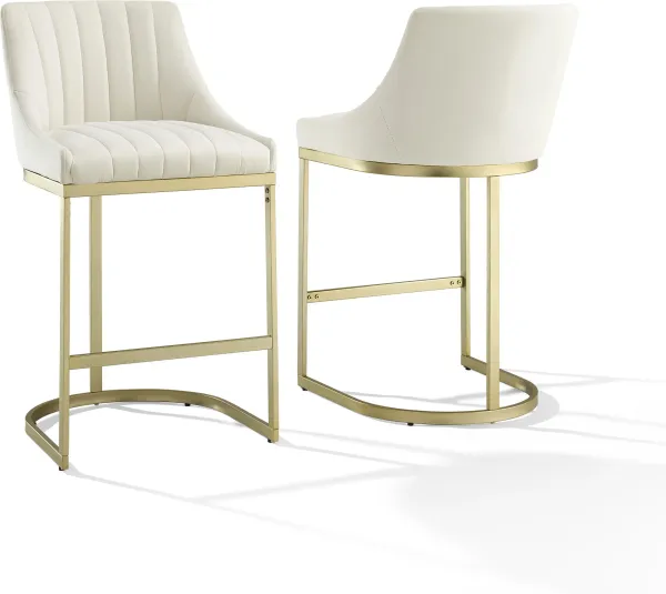 Rielle Set of 2 Counter-Height Stools