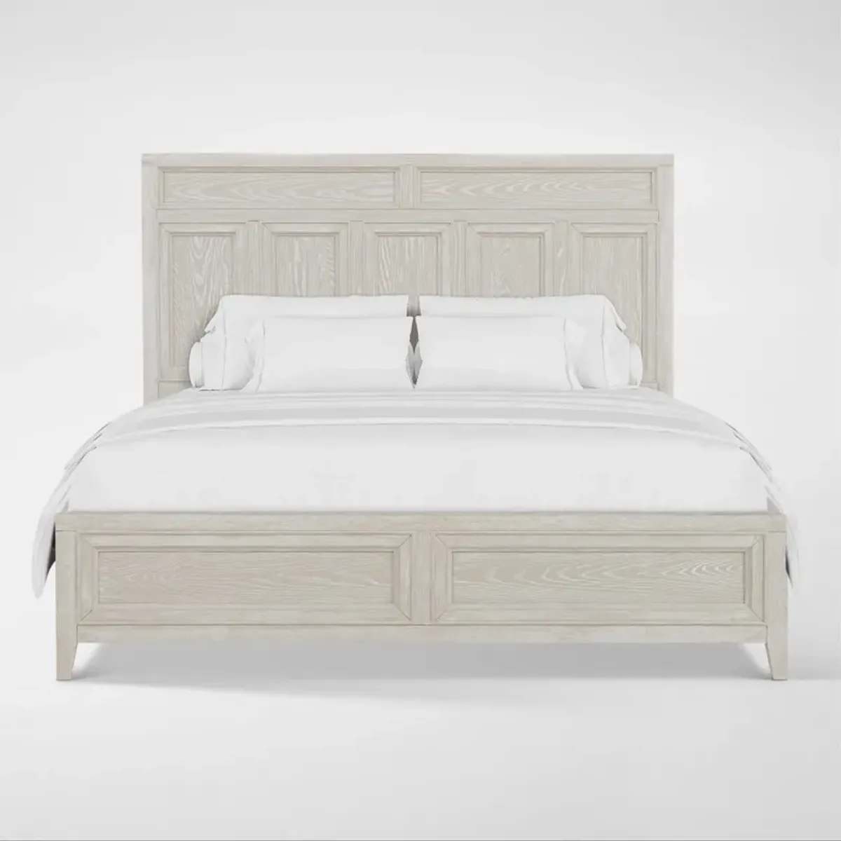 Rowan King Panel Bed - White
