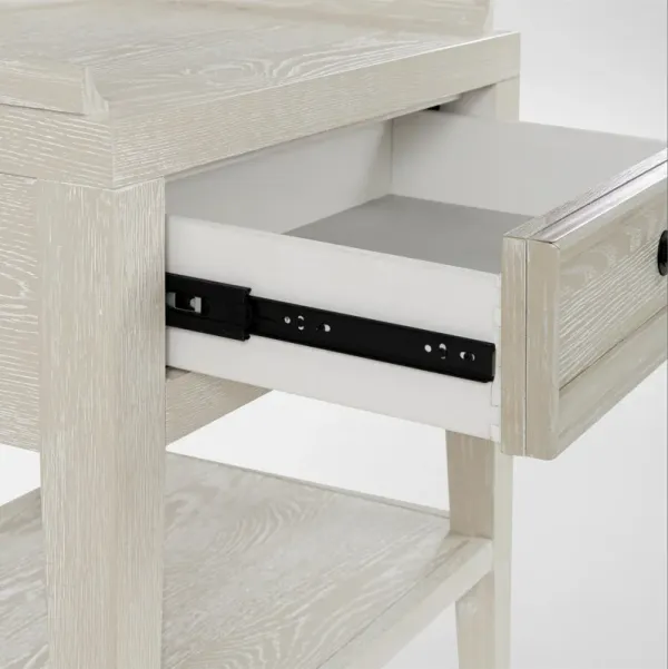 Rowan 6-Piece King Panel Bedroom Set with Dresser, Mirror and Nightstand - White