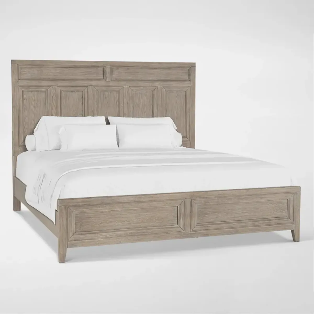 Rowan King Panel Bed - Taupe