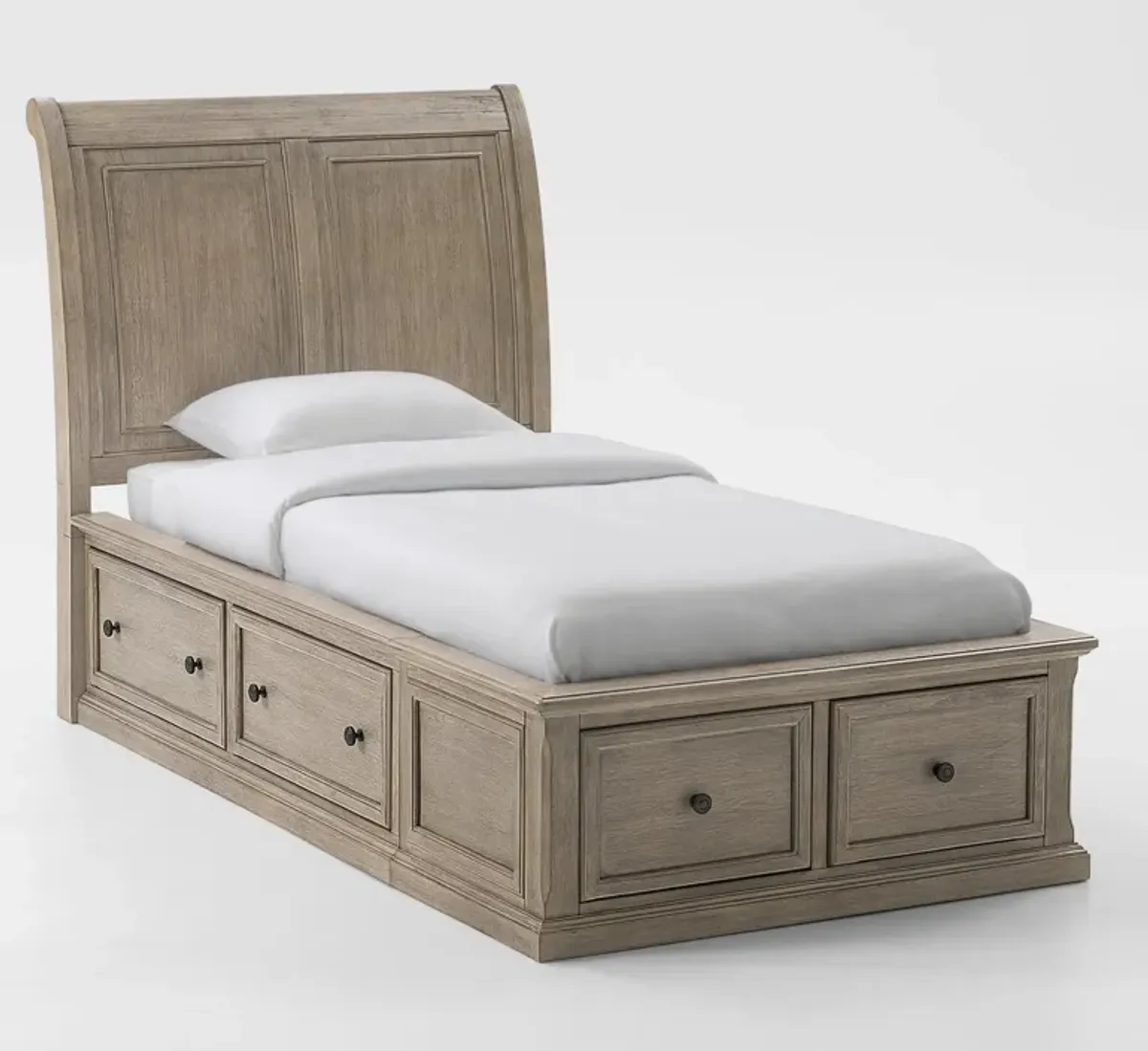 Hanover Youth Twin Storage Bed - Taupe