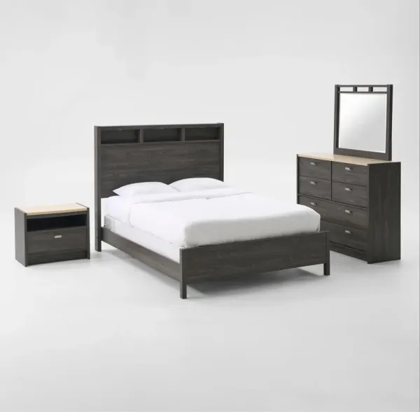 Monterey 6-Piece Bedroom Set with Dresser, Mirror and Nightstand - King