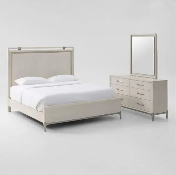 Arabella 5-Piece Bedroom Set with Dresser and Mirror - Queen