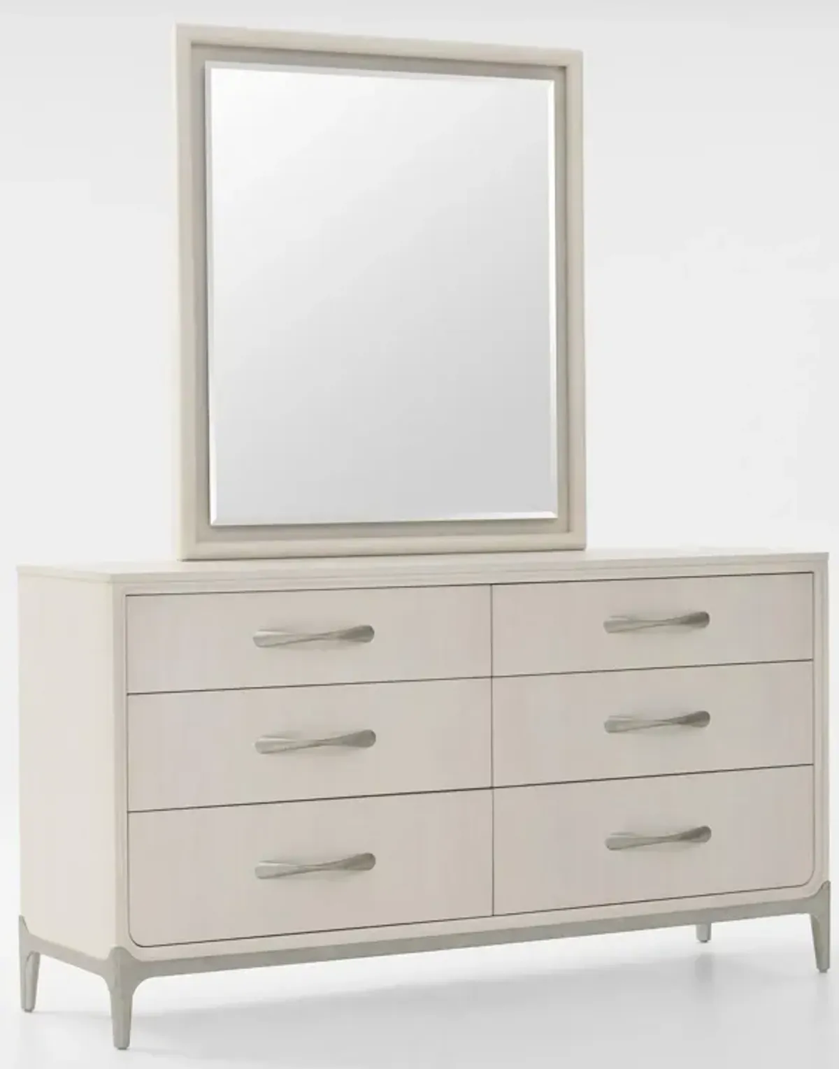 Arabella 6-Piece Bedroom Set with Dresser, Mirror, and Nightstand - King