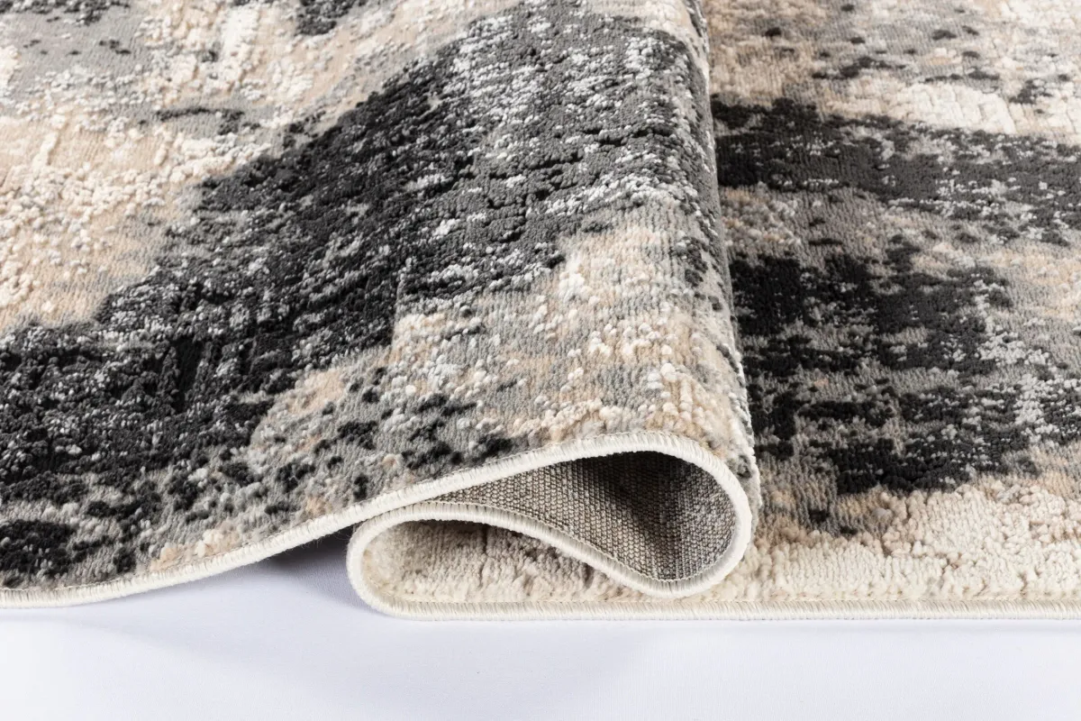 Santi 8' x 10' Area Rug - Brown/Cream/Black