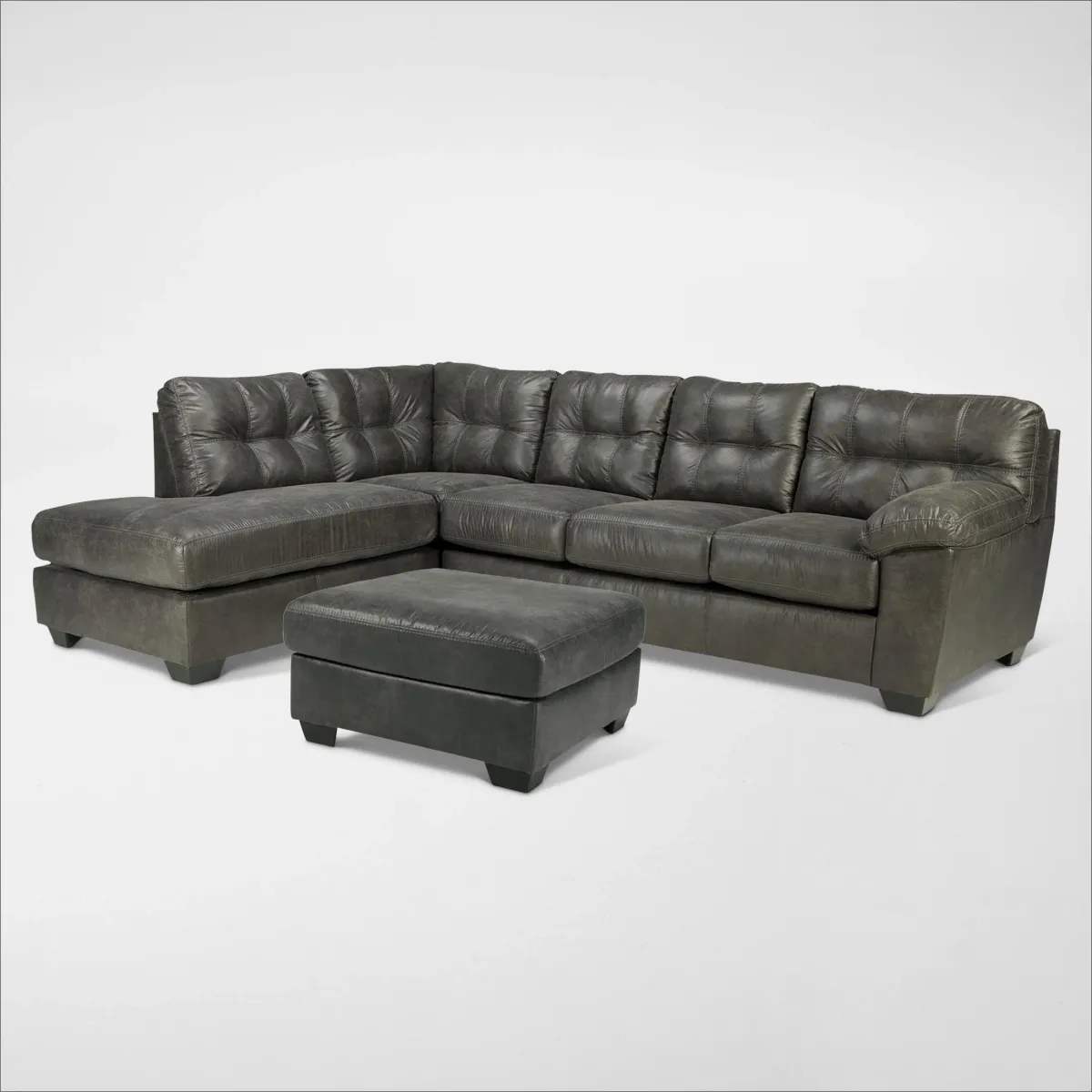 Signature Design by Ashley Fallston Sectional and Ottoman