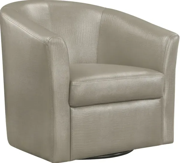 Tesoro Swivel Accent Chair - Champagne