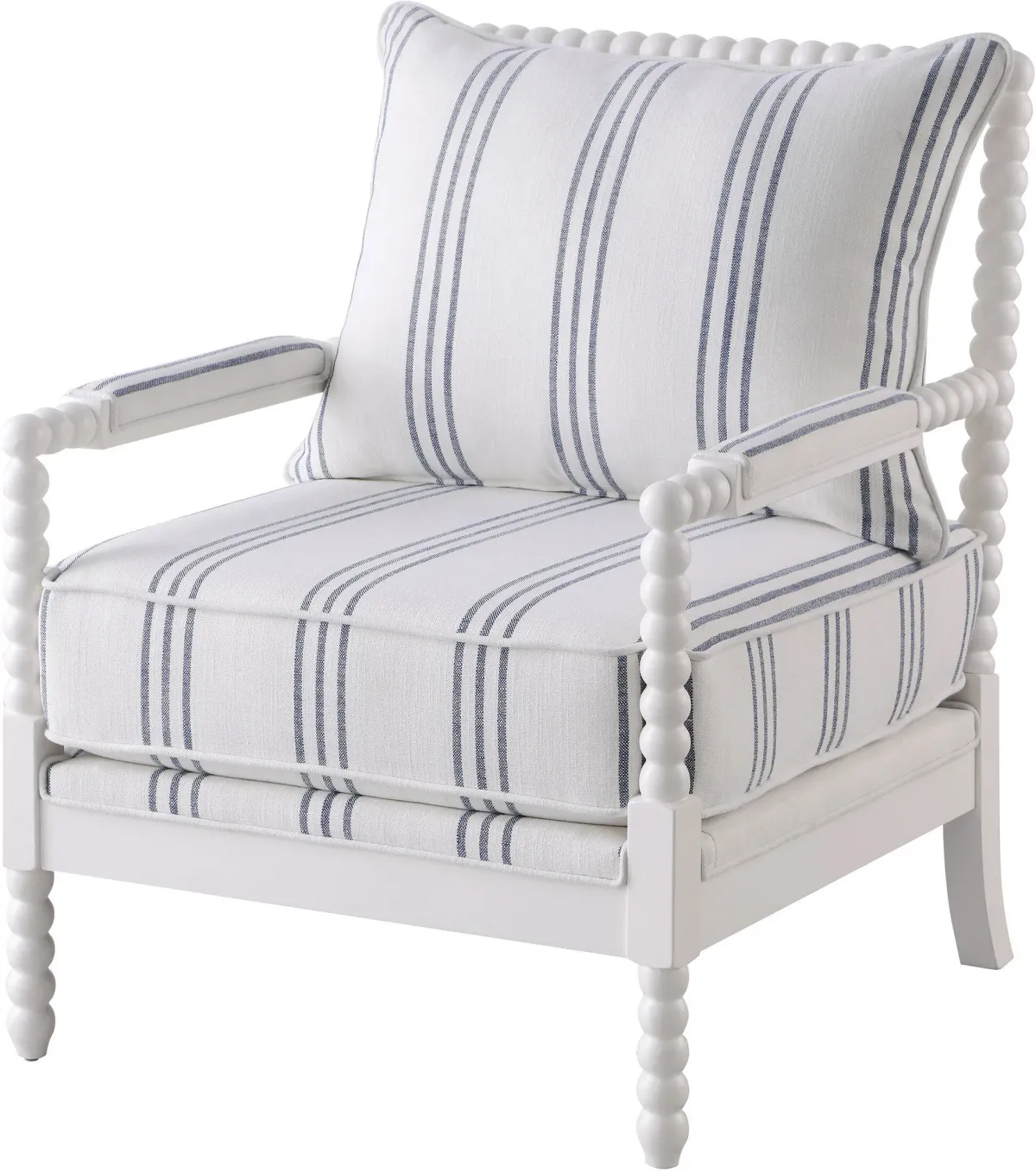 Maureen Accent Chair - White