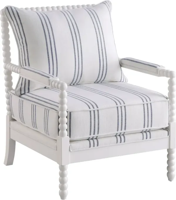 Maureen Accent Chair - White