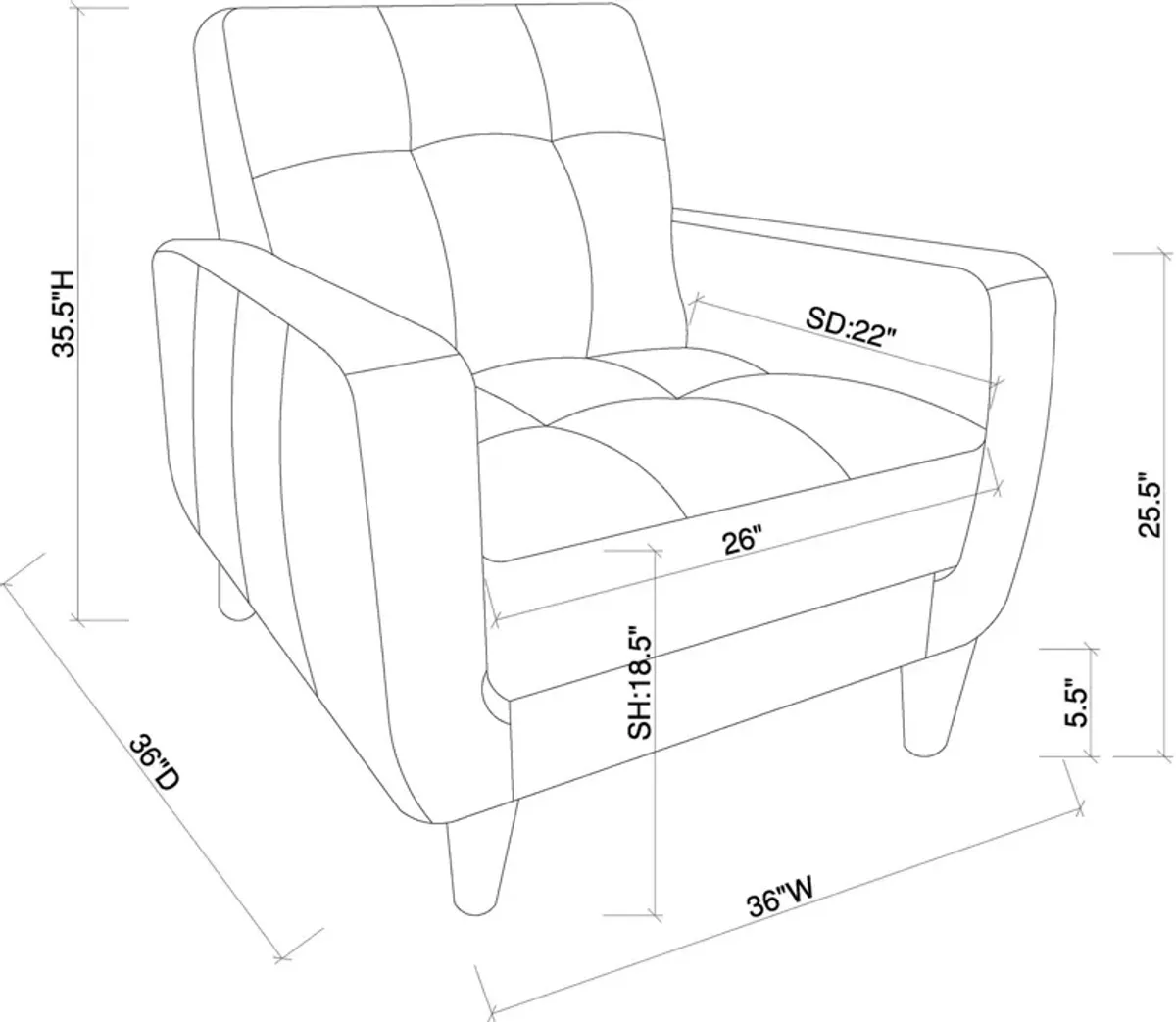 Donald Accent Chair