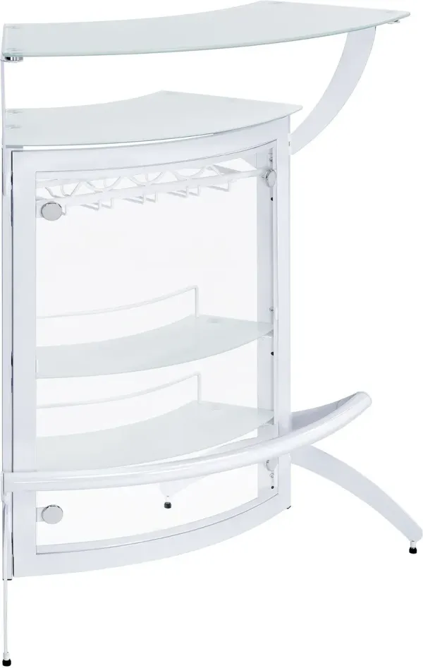 Patrick Home Bar - White