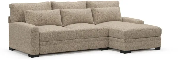 Boston Foam Comfort Sectional - Haley Sand