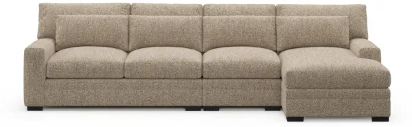 Boston Foam Comfort Sectional - Haley Sand