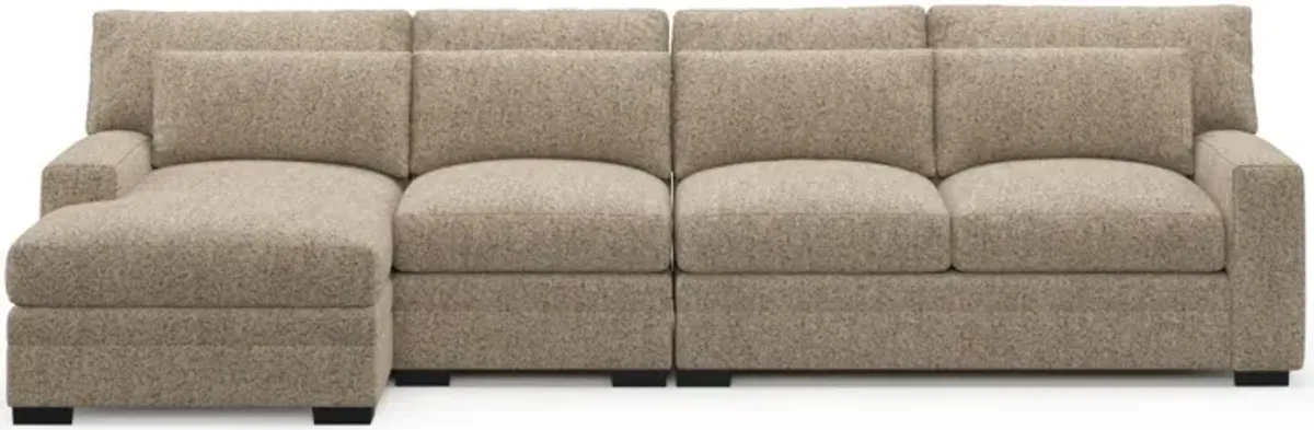 Boston Foam Comfort Sectional - Haley Sand