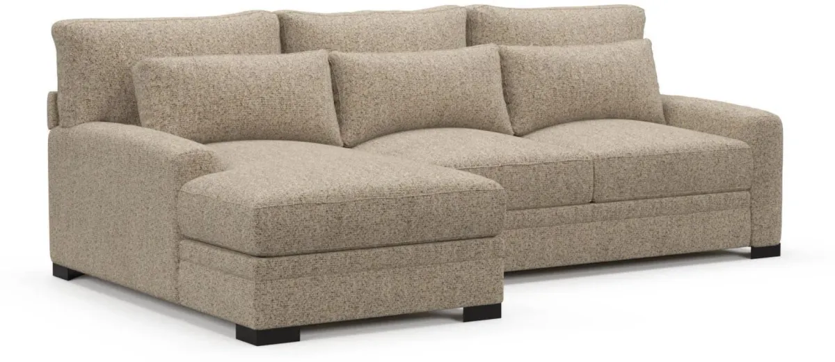 Boston Hybrid Comfort Sectional - Haley Sand