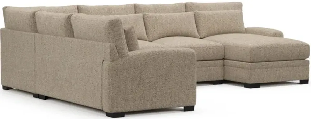 Boston Hybrid Comfort Sectional - Haley Sand