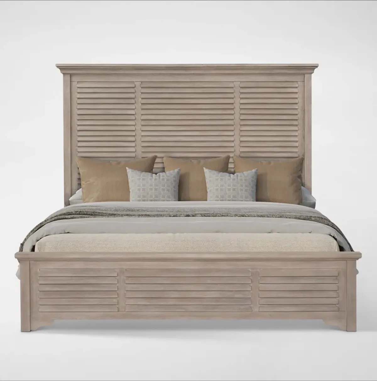 Cape May King Panel Bed - Natural