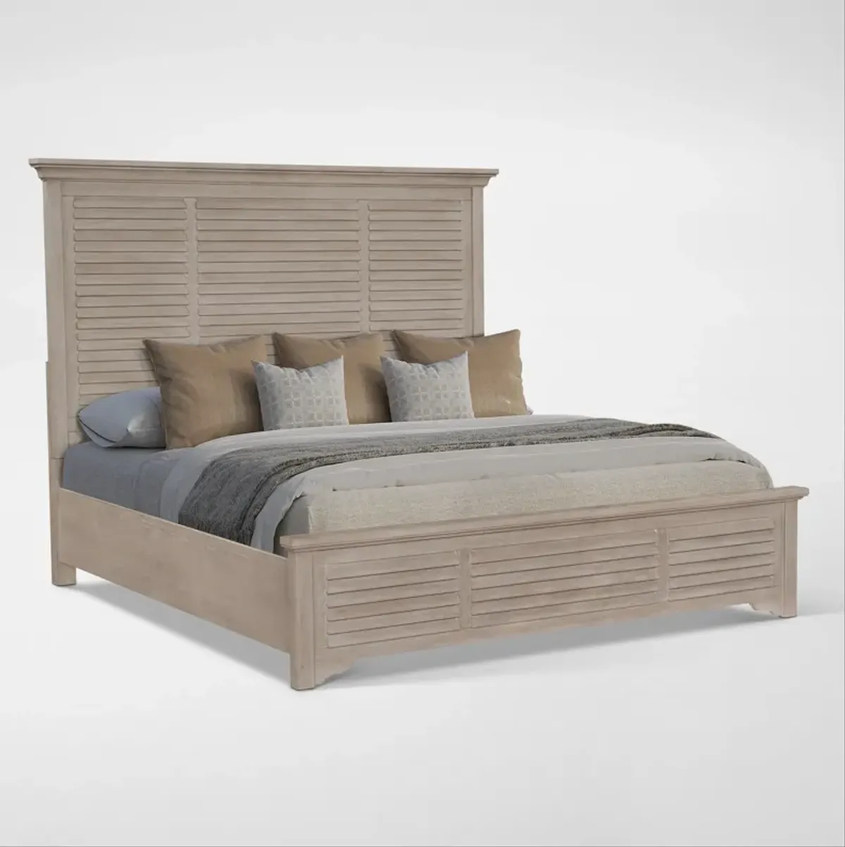 Cape May King Panel Bed - Natural