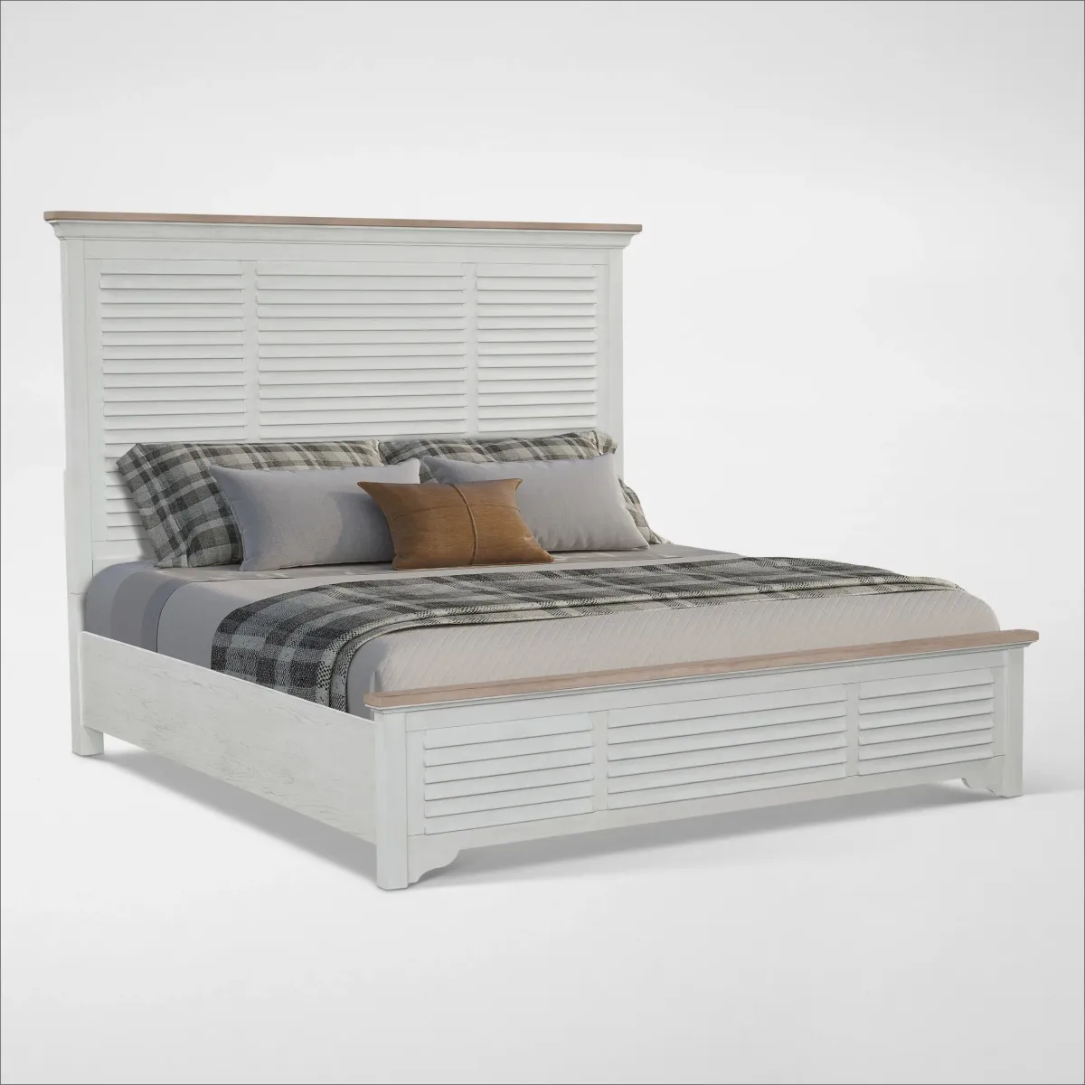 Cape May Queen Panel Bed - Two Tone