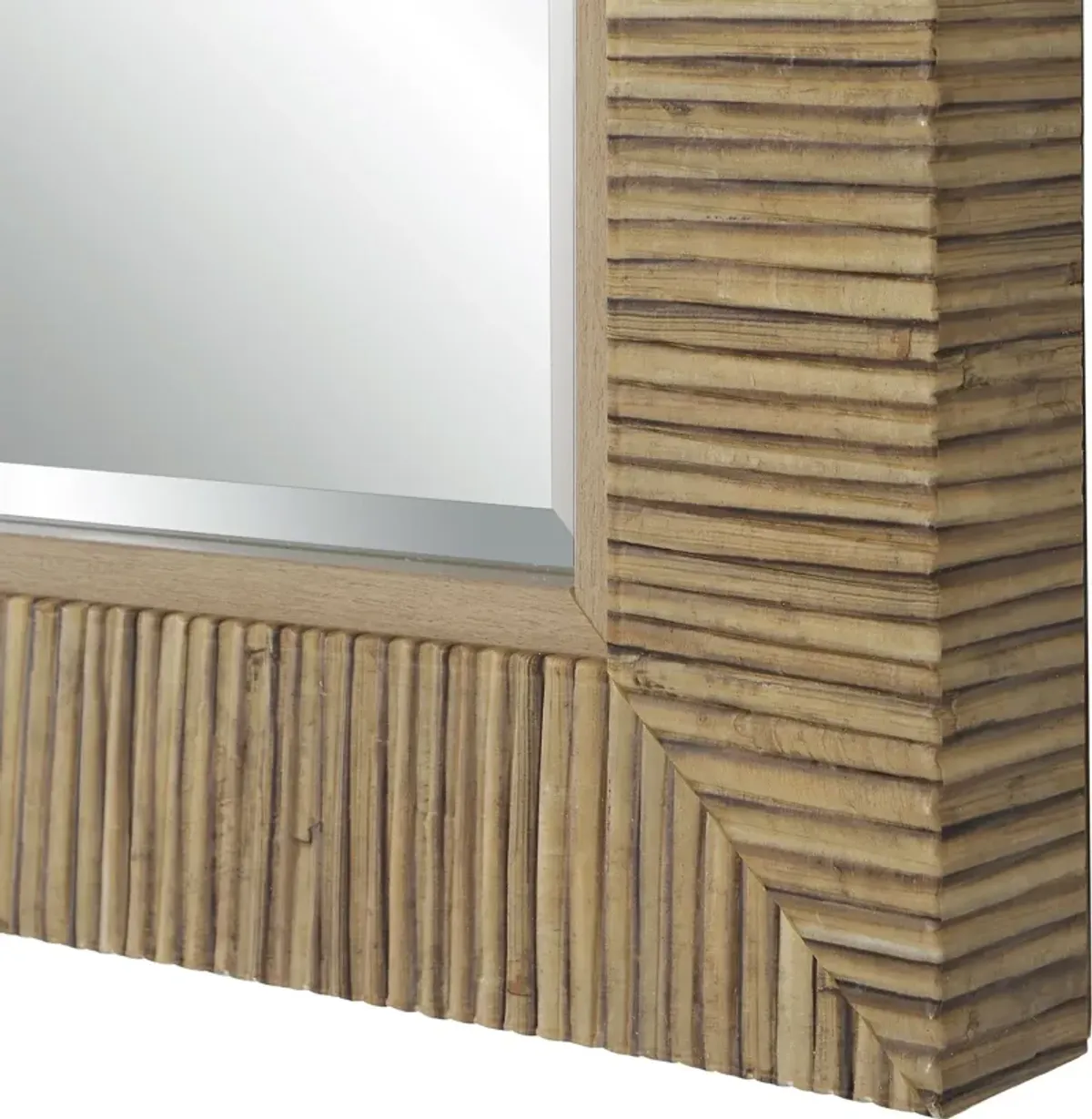 Hezekiah 35' Wall Mirror - Natural