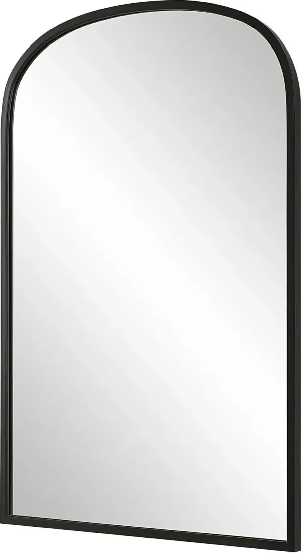 Suni Wall Mirror - Satin Black