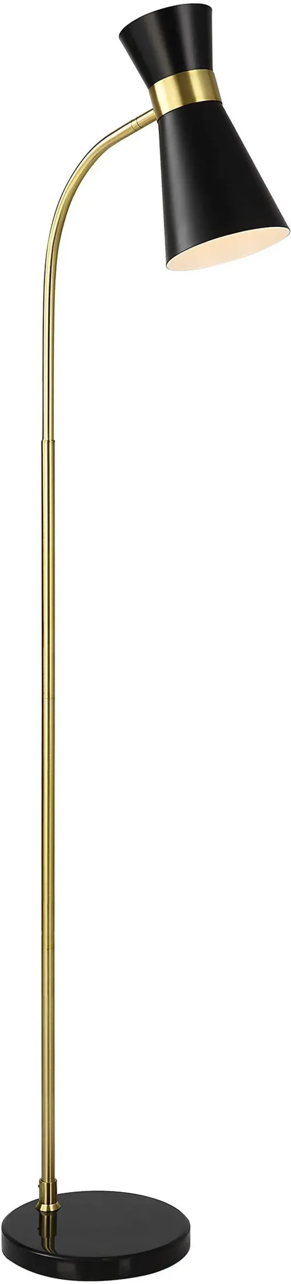 Enid Floor Lamp - Gold/Black