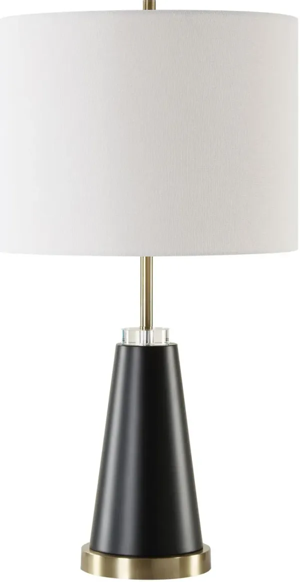 Kekoa Table Lamp - Antique Brass/Black