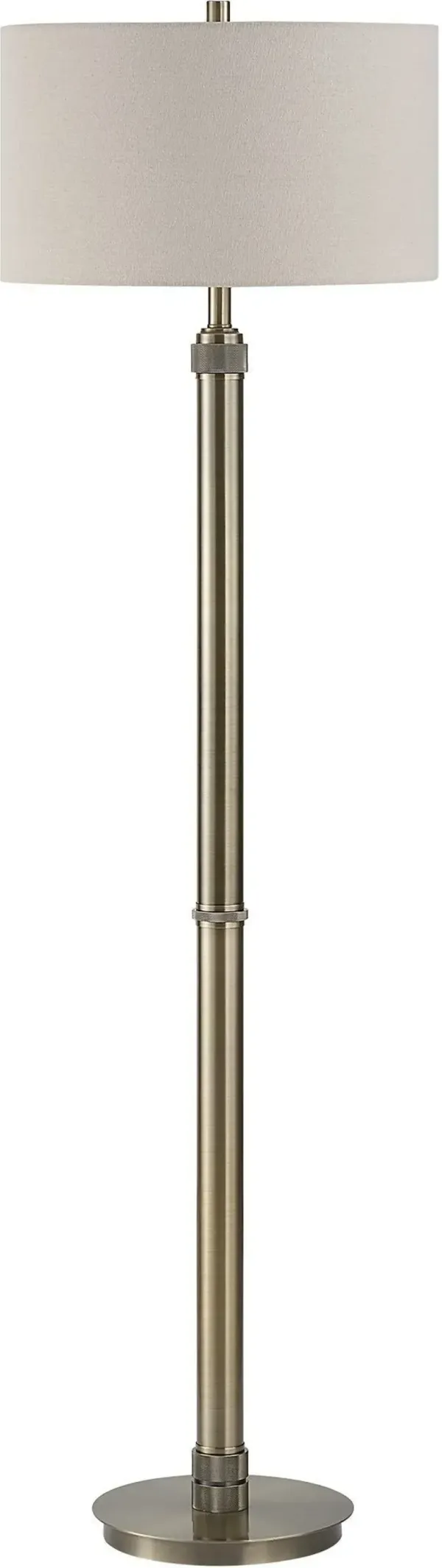 Waldron Floor Lamp - Antique Brass