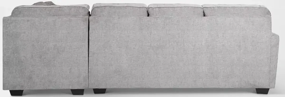Signature Design by Ashley Dudlee 2-Piece Sectional - Smoke