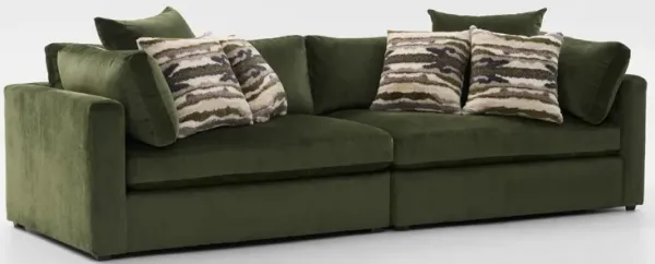 Sasha Foam Comfort Sofa - Luscious Green