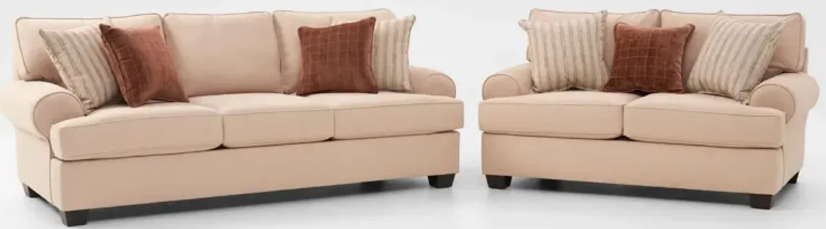 Camden Sofa and Loveseat  - Sand