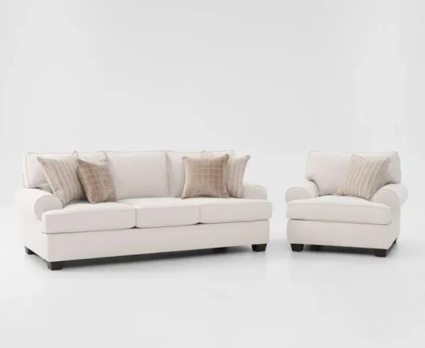 Camden Sofa and Chair  - Ivory