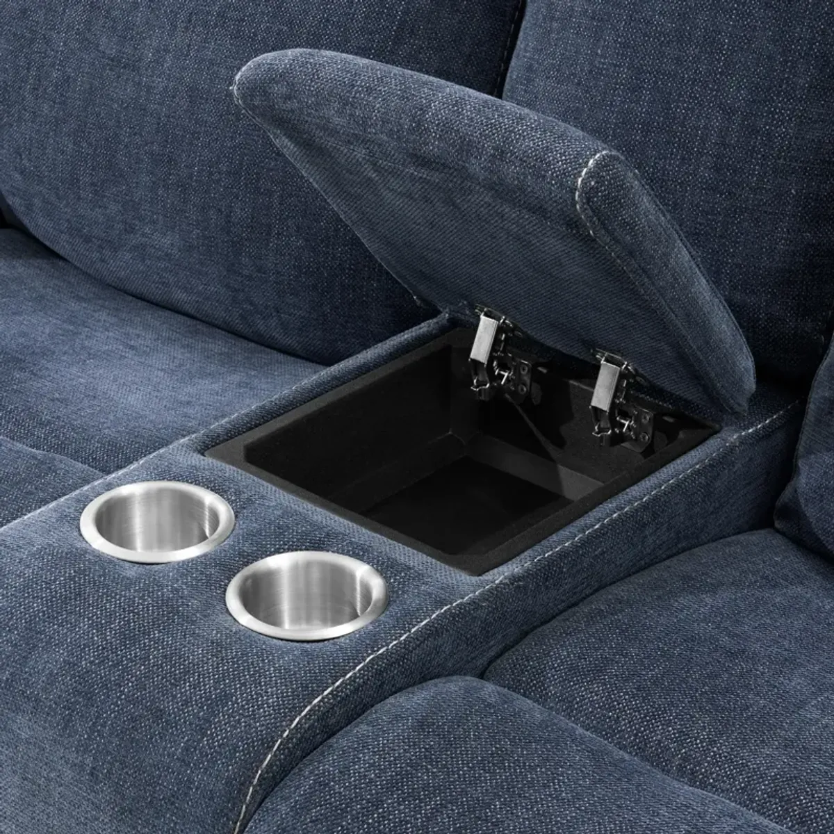 Alto Manual Reclining Sofa and Loveseat - Navy