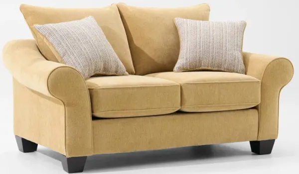 Nicki Loveseat  - Gold