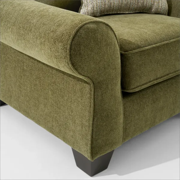 Nicki Sofa, Loveseat, and Chair - Olive
