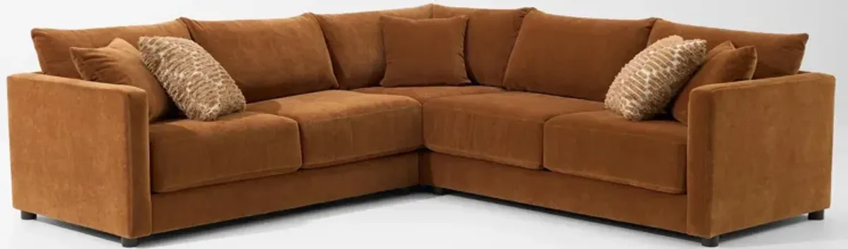 Dr. Mod 3-Piece Sectional  - Rust