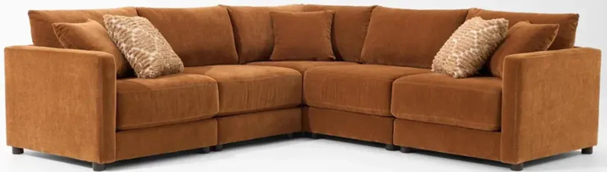 Dr. Mod 5-Piece Sectional - Rust