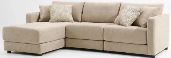 Dr. Mod 3-Piece Sectional with Chaise - Sand