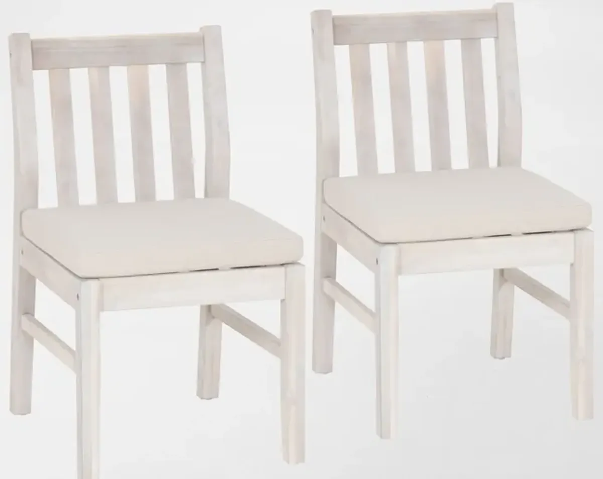 Annotto Bay Set of 2 Outdoor Dining Chairs