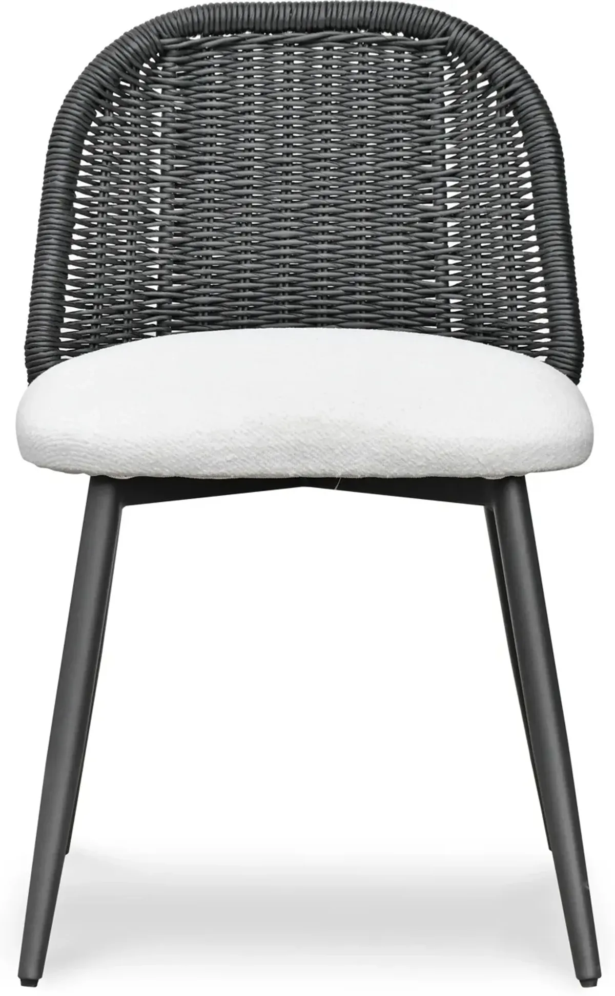 Shorefront Outdoor Dining Chair - Black/White