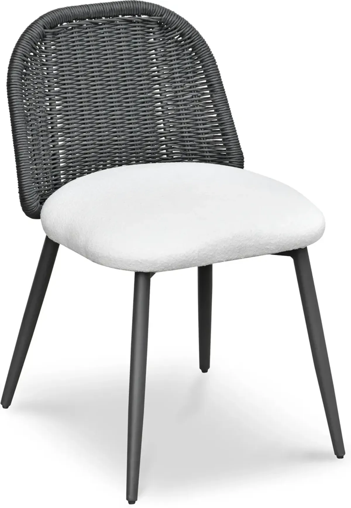 Shorefront Outdoor Dining Chair - Black/White