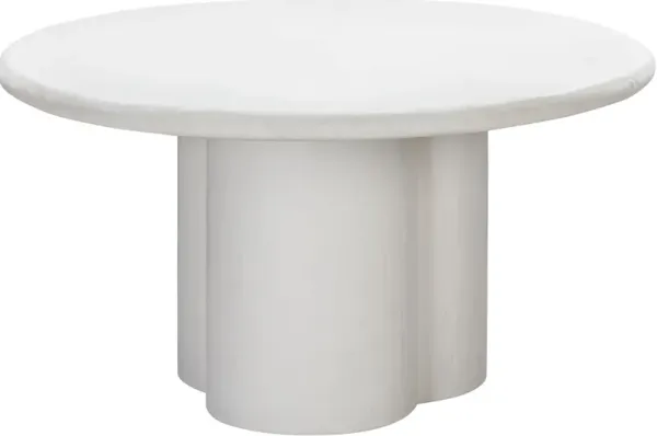 Bandalier Indoor/Outdoor Round Dining Table - White