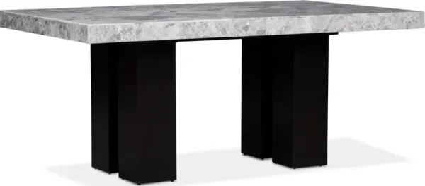 Artemis Marble Dining Table - Gray Marble