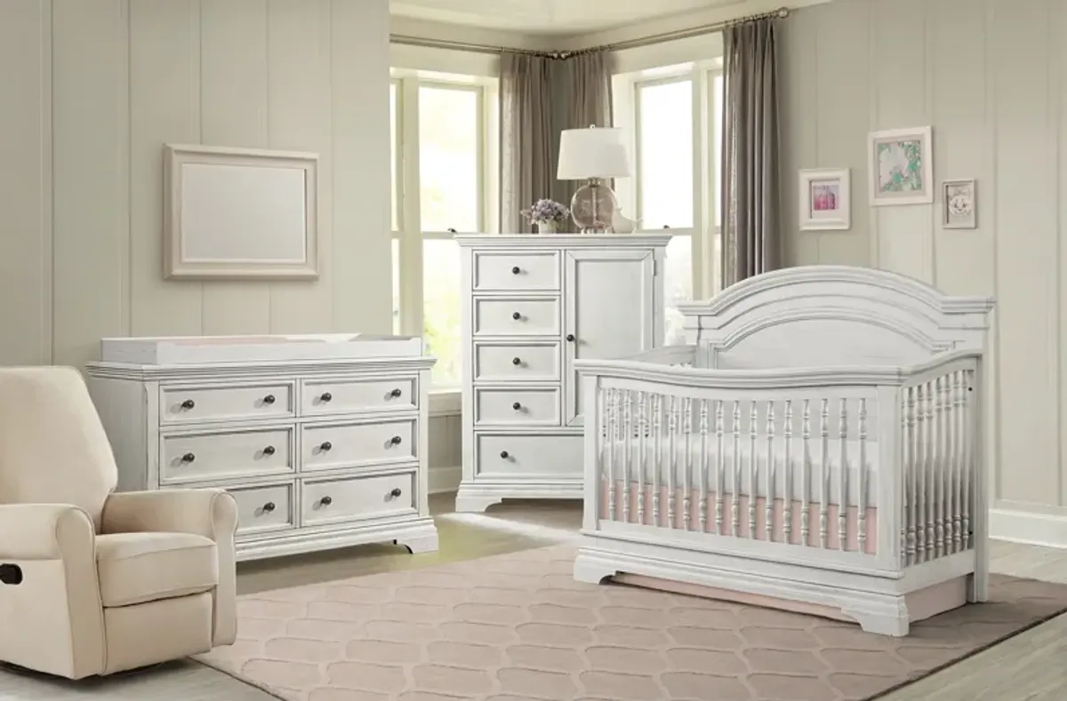 Caroline 6-Drawer Dresser - White