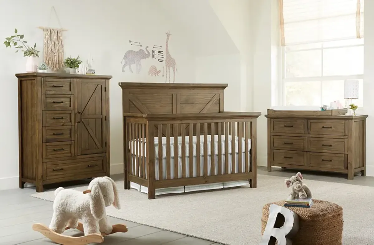 Miley 6-Drawer Dresser - Brown