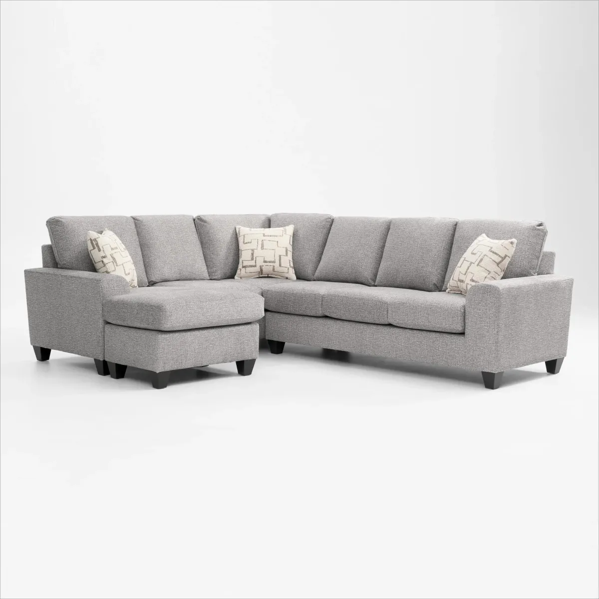 Canyon 2-Piece Sectional with Reversible Chaise - Gray