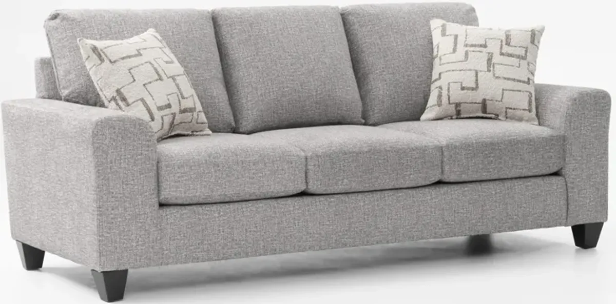 Canyon Sofa, Apartment Sofa and Chair Set - Gray